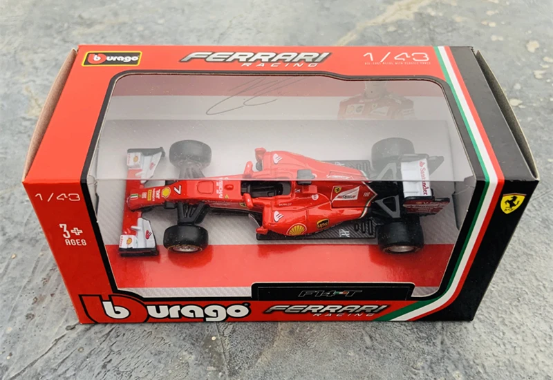 1:43 Bburago 1:43  SF14T-7 F1 Racing Ferrari 2018 SF71H 2017 SF70 2016 SF16 2014 S14T F21012 Diecast Model Car