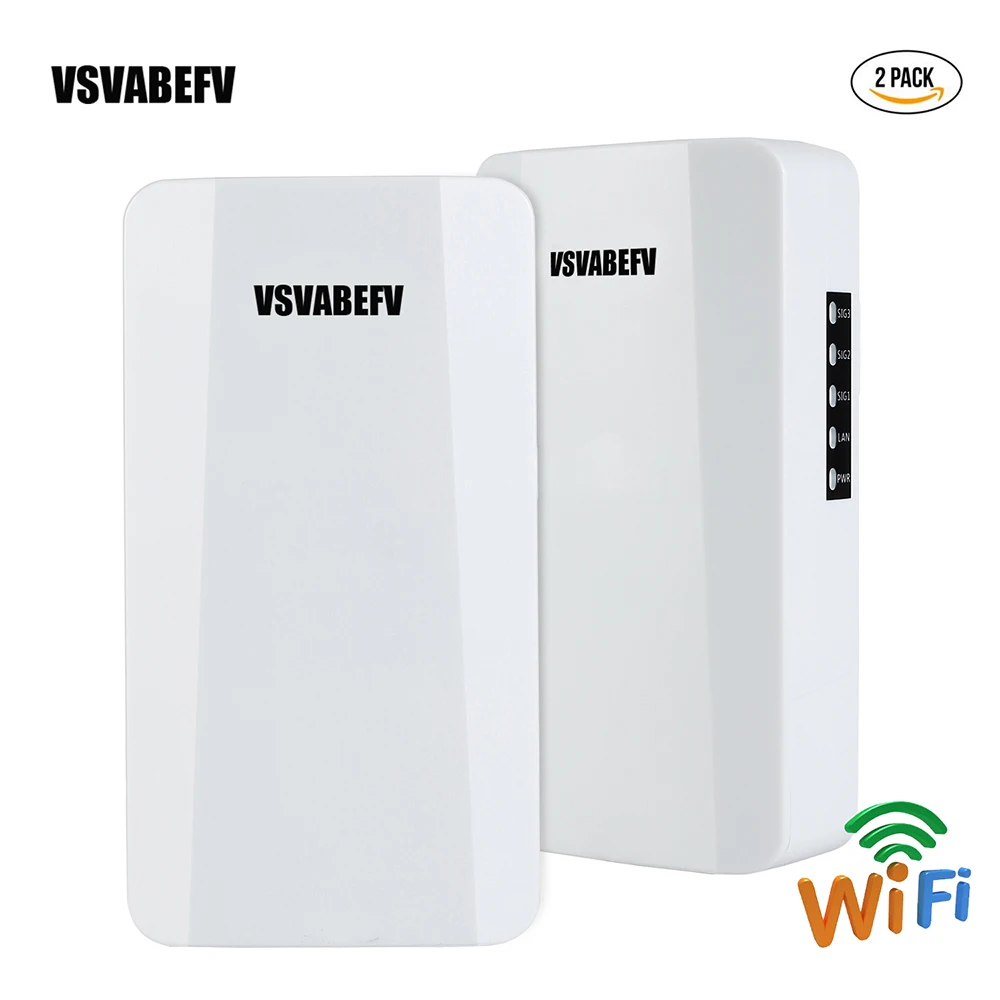 KuWFi открытый беспроводной Wi-Fi роутер 1 км WIFI мост 300Mbps CPE с 24В POE адаптер для ip-камеры