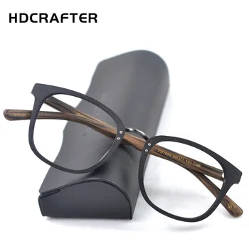 

HDCRAFTER Wood Glasses Frame Men Wooden Eyeglasses frames for Male Myopia Prescription Lenses Myopia spectacles Optical