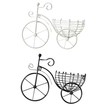 

Promotion! Metal Planter Bicycle Wall Hanging Flower Basket Suspension Flower Arrangement Container Home Decor