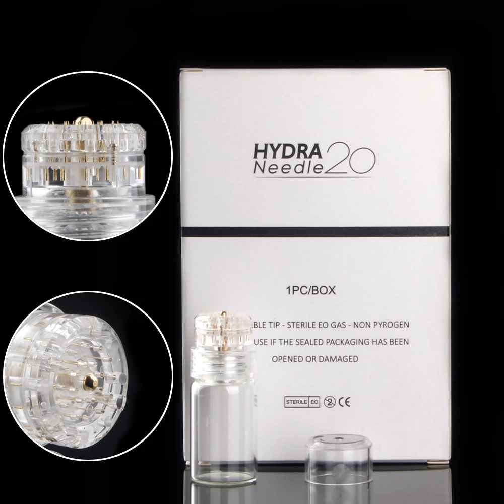

HYDRA needle 20 Micro Stamp Therapy Skin Care Texture improvement Anti Wrinkle Acne Reduction Pore Tightening Whitening