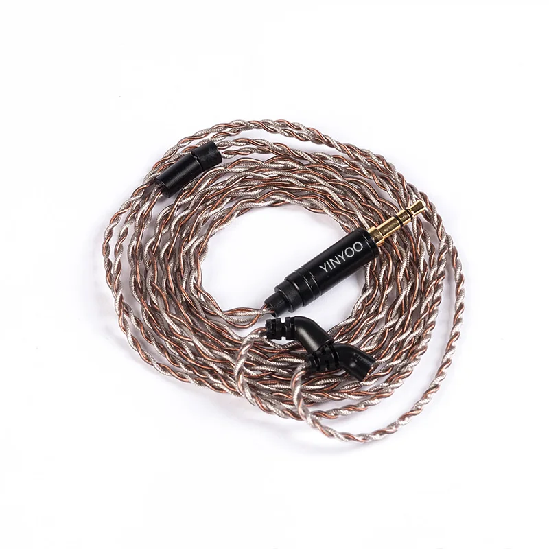 Mixed color cable BLON BL-03 BL03 10 мм карбоновая диафрагма Динамический драйвер в ухо наушники HIFI DJ спортивные наушники съемный 2PIN кабель AK - Цвет: Mixed color cable
