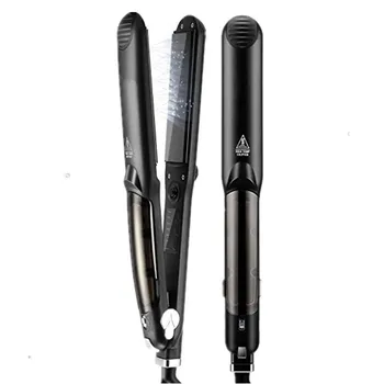 

DropShipping Steam Function Flat Iron Tourmaline Ceramic Vapor Professional Hair Straightener with Argan Oil Infusion Irons