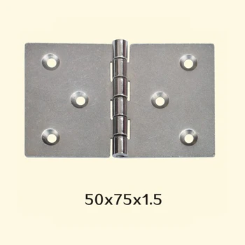 

Freeshipping 50*75*1.5mm Iron Metal Hinge Sewing Machine Folding Table Furniture Flip Tray Hinges Big Door Hinges