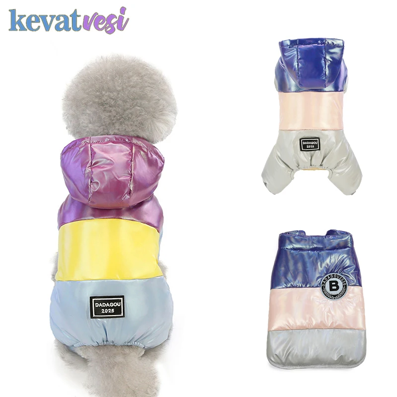 

Winter Pet Dog Clothes for Small Dogs Waterproof Puppy Jacket Vest Warm Pet Clothing Chihuahua French Bulldog Jumpsuit for Dogs