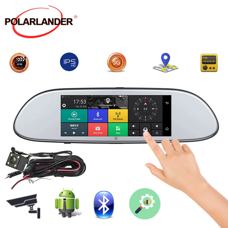 Автомобильный монитор gps сенсорный экран Android MP4 bluetooth
