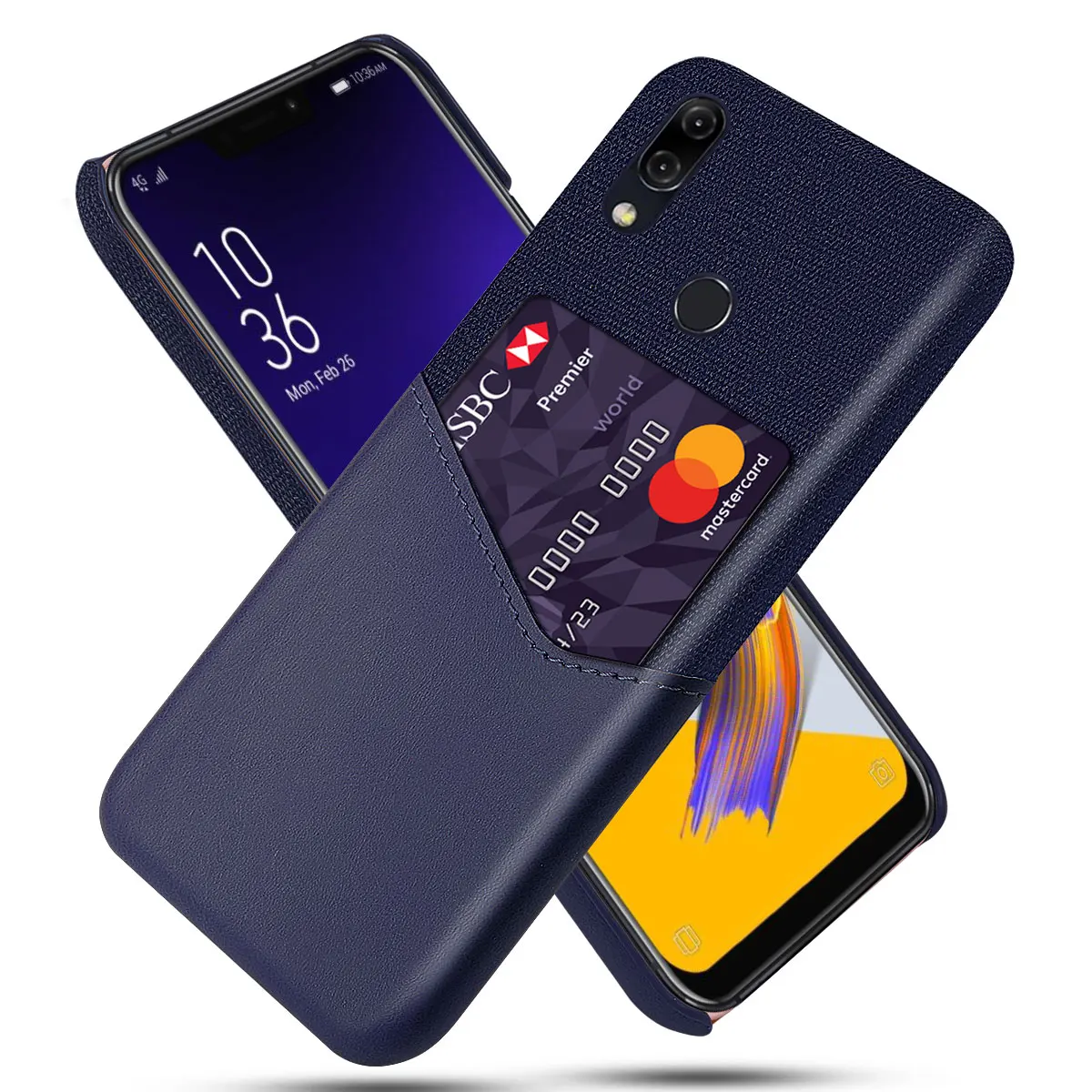 DCK кожаный жесткий тканевый защитный чехол для телефона Asus Zenfone 5 ZE620KL тонкий гибридный жесткий чехол