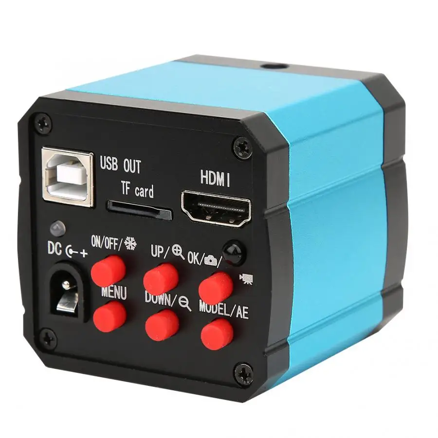 37MP 1080P 60FPS USB промышленный микроскоп камера с адаптером преобразования 100-240 в камера