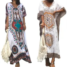 Пляжные туники печать вискоза костюм, накидка, Восточный халат, Пляжное платье Купальники больших размеров Размеры пляжная одежда для отдыха Одежда для Saida de Praia# Q288