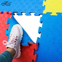 Tianli пена Coaster 100*100 тренажерный зал тренировочные коврики для йоги татами Eva коврики для тхэквондо 3,0