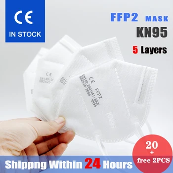 

Protective Mask KN95 Face Masks FFP2 Mouth Mask Máscara de filtro de polvo Máscara de certificación CE