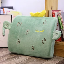 Автомобильное украшение, стул с ремешком, мультяшная домашняя подушка из пены с эффектом памяти, многофункциональная мягкая офисная Милая поясная подушка