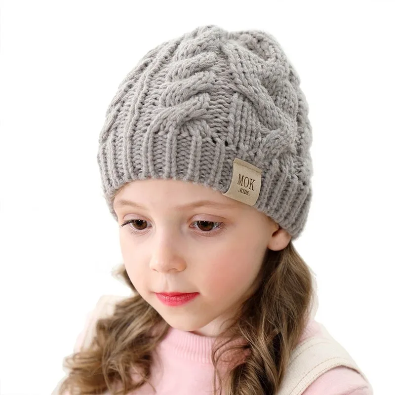 8 цветов, вязаная шапочка с хвостиком для девочек, зимняя шапка, шапка, вязаный цветной эластичный теплый детский головной убор, модные спортивные шапки s