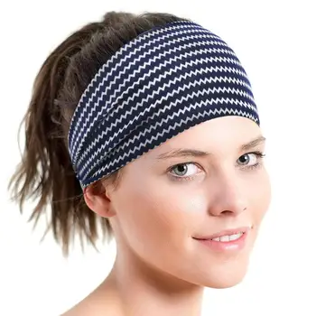 

5pcs Printed Headband Hair Bands Delicate Sports Sweat Absorb Headwear Yoga Running Headwrap For Women Girls Hair Accessories