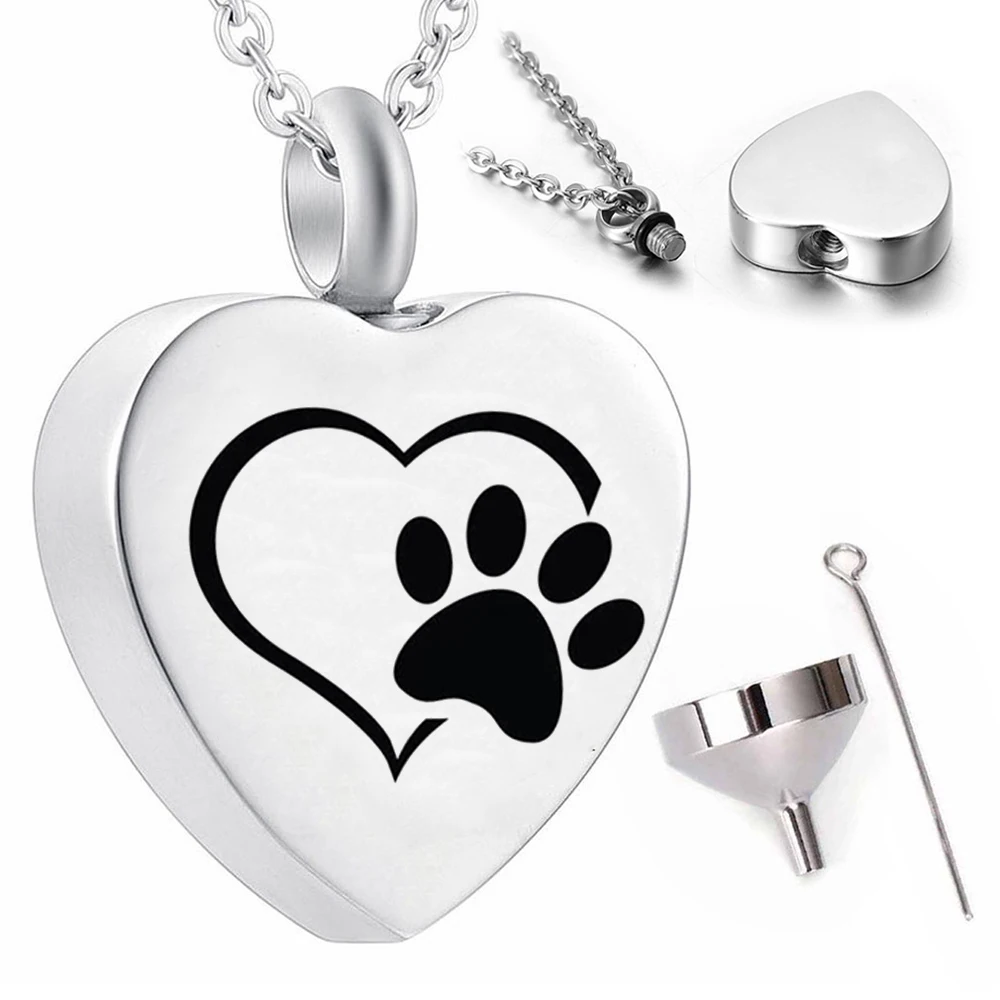 Collana Urna A Croce Con Gatto Per Ceneri - Gioiello Ricordo In Acciaio Inox 316L Per Donne E Uomini, Personalizzabile - 3