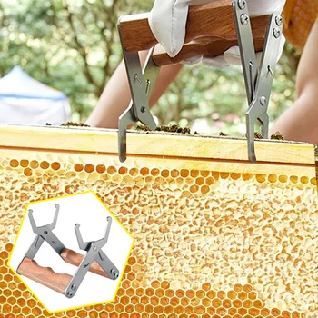 

Beehive Box Bracket Beehive Wooden Stainless Steel Frame Clip Beekeeping Tool Safety Equipment Nestle Fixed Honeycomb Frame