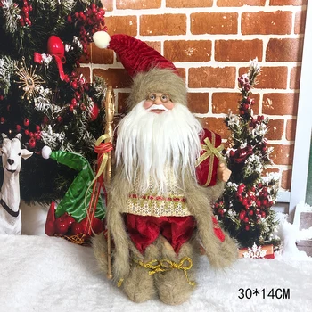 

Santa Claus Beard Ornaments Innovative Navidad Gift Xmas Figurines Mascot Holiday Party Decoration Handmade Scandinavian