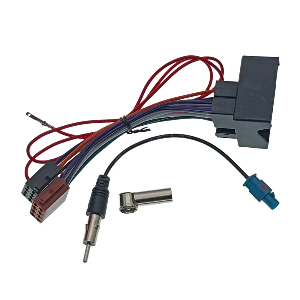 

Car Stereo Audio ISO Wiring Harness Cable CD Radio Antenna Wire Adapter For Peugeot 207 307 307CC 407 Citroen C2 C5 C3 C4 C6