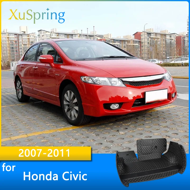 

Car Trunk Mat Cargo Liner For Honda Civic 2007 2008 2009 2010 2011 Rear Tail Durable Boot Cover Protective Styling
