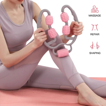 

Fitness Foam Shaft Ring Leg Clamp Massager Eliminate Muscle Relaxation Wheel Calf Massage Roller Fat Burner Roller Massage