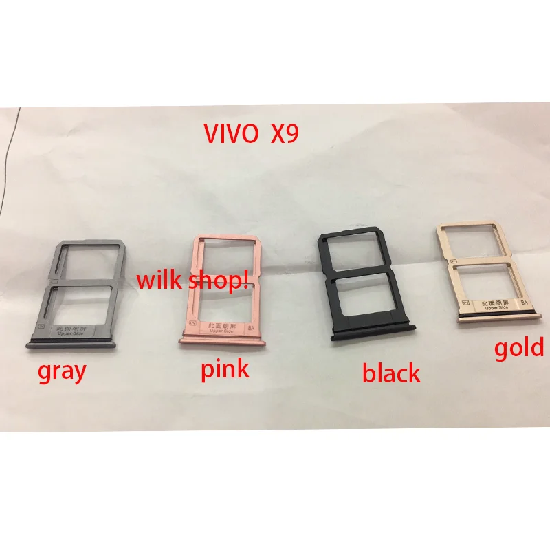 Лоток со слотом для сим-карты держатель карт vivo x 9 Я мобильный телефон Sim лоток
