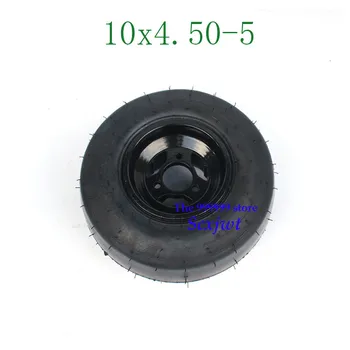 

Go kart 5 inch front wheel 10x4.50-5 kart tire Drift Bike Wheels beach car accessories ATV Quad spare parts