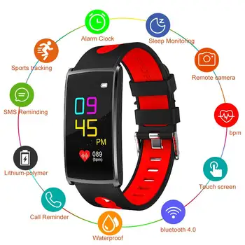 

Smart Wristband Bracelet bluetooth 4.0 Heart Rate Monitor Fitness Tracker Waterproof Smart Watch for Android for iPhone/iOS