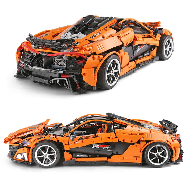 Конструктор Technic MOC McLarens P1 Super Hypercar Veneno Roadster совместимый с пультом ДУ 20087|Блочные