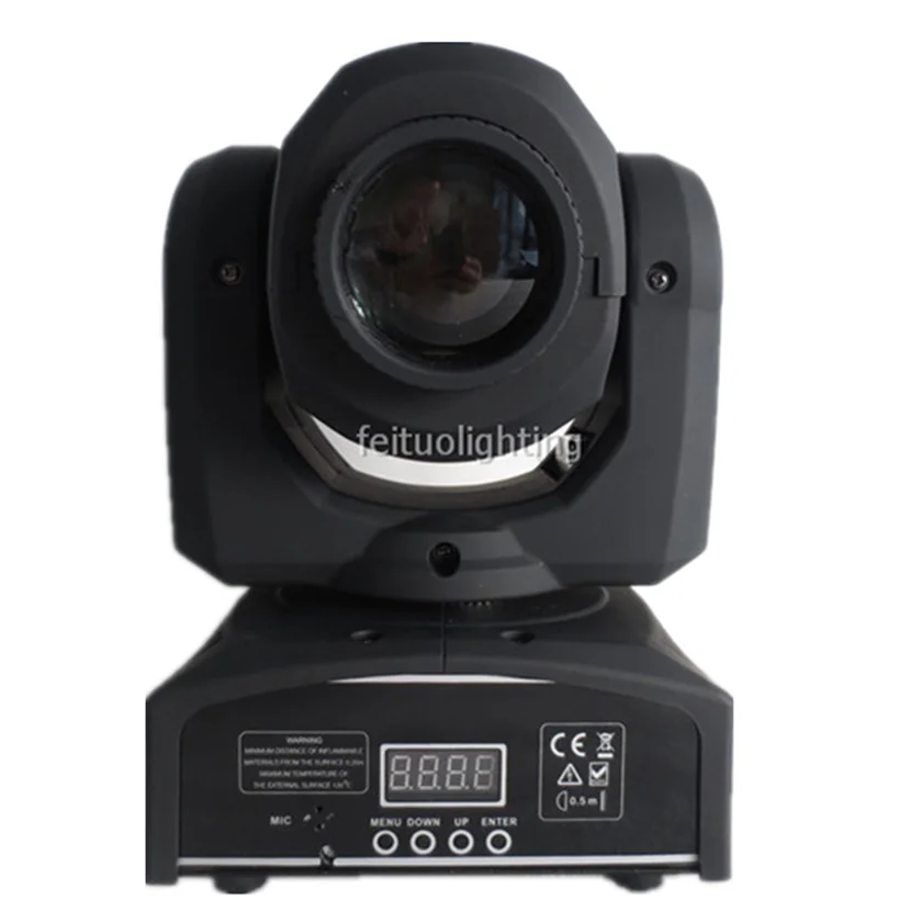 4pcs/lot)Free Shipping 60w Led Mini Moving Head Spot Light DMX512/Master-Slave/Auto run/Sound 8Gobos+8Colors DJ Stage Light