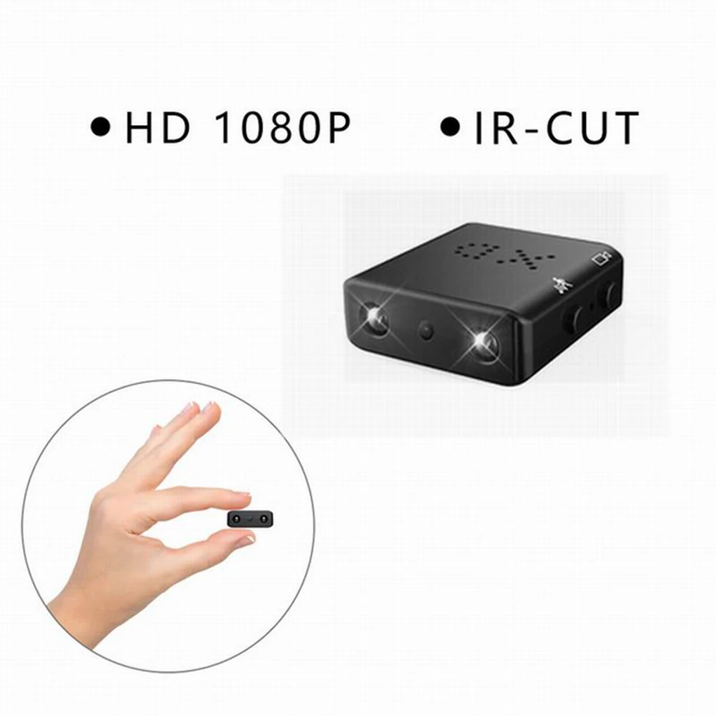 XD Mini Camera HD 1080P Camera Night Vision For Home Car Dash Spying