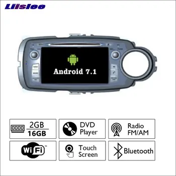 

Liislee Android 7.1 2G RAM For Toyota Yaris XP130 Car Radio Audio Video Multimedia DVD Player WIFI DVR GPS Navi Navigation