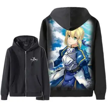 Fate stay night Судьба Ноль судьба Толстовка "Saber" Арчер косплей костюм, унисекс с капюшоном куртка с капюшоном толстовки - Цвет: 14
