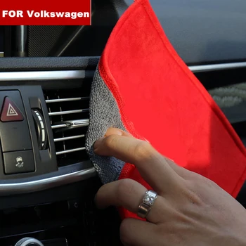 

1PCS Car Chamois Leather Absorb Car Washing Wipe Towel Clean Cloth For Volkswagen logo R mk4 mk5 passat b8 b7 b6 golf 5 6 7