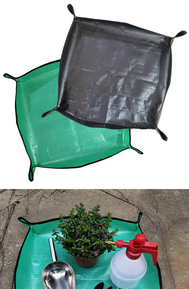 Waterproof Gardening Mat Flowerpot Transplanting Anti Dirty Waterproof Flowers Planting Gadgets 25.6 Inches Multifunction Useful