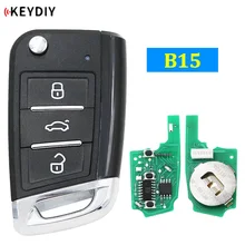 B15 3 кнопки дистанционного управления KD Key MQB стиль дистанционного ключа автомобиля для KD900 URG200 KD900+ мини KD KD-X2