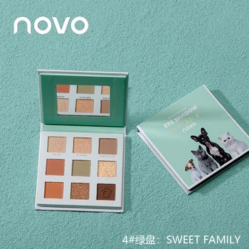 

NOVO Eyeshadow Pallete 9 color Eyeshadow Eye Glitter pqleta de sombra Eye Shadows Oogschaduw Palette uda Beauty Maquiagem