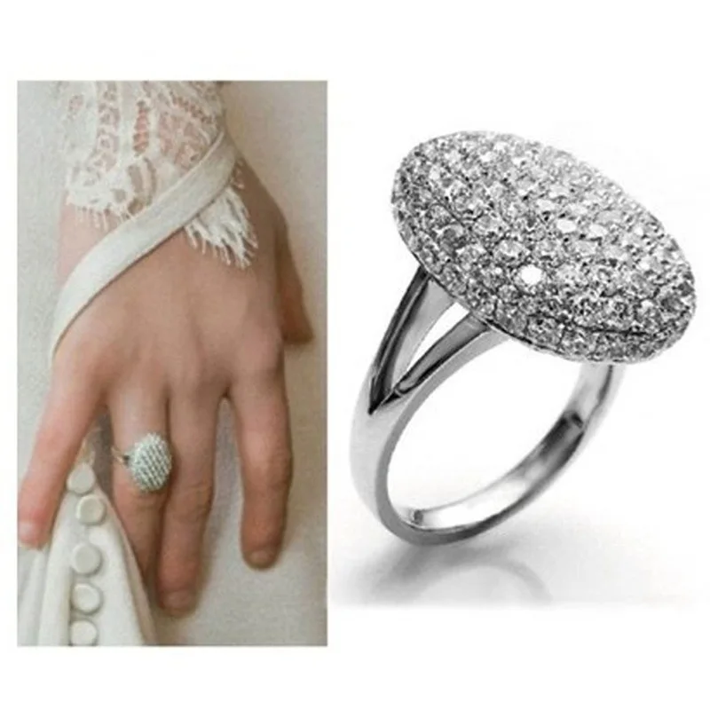

Fashion Style Ring Romantic Engagement Wedding Ring Female Jewelry Accessories