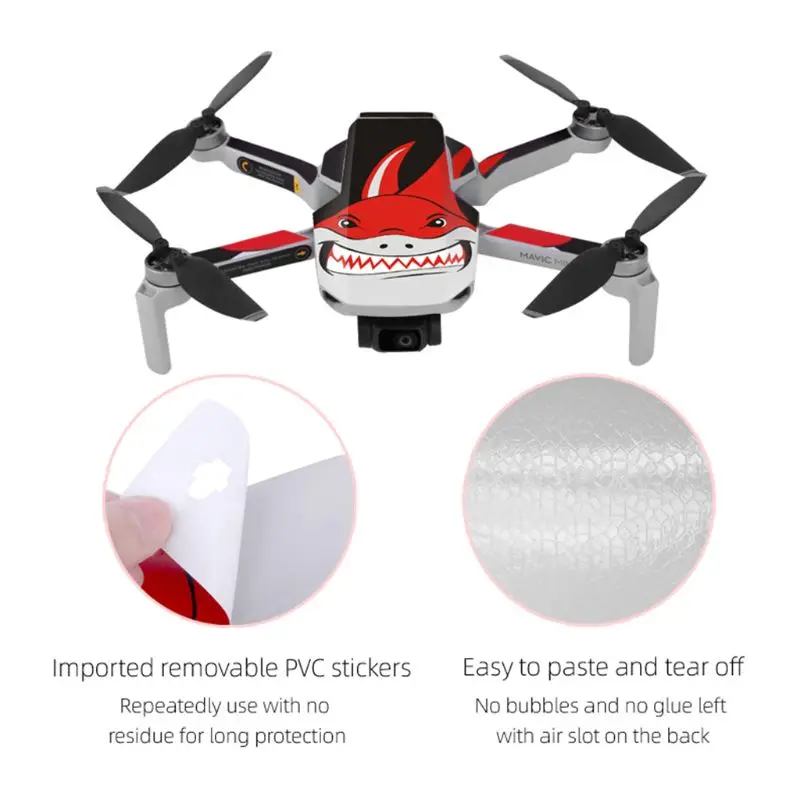 1 комплект Водонепроницаемая защитная пленка ПВХ наклейки для DJI Mavic Mini Drone Kit