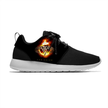 

Halen Van Rock Band Logo Hot Cool Novelty Fashion Kids Sport Running Shoes Casual Breathable Print Sneakers Boys Children Girl