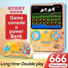 

Retro Portable Mini Handheld Video Game Console 8-Bit 3.5 Inch HD Color LCD Kids Color Game Player Built-in 666 games