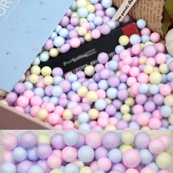 

8000pcs 2-4mm / 1000pcs 5-10mm Foam Balls Craft Bubble Ball Gift Box DIY Small Tiny Foam Beads Ballon Foam Filler Party Decor