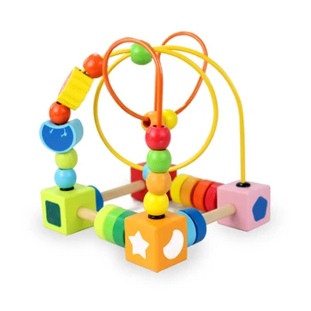 

Kids Toys Montessori Educational Wooden Toys Math Toys Counting Beads Abacus Around Beads Educational Toys For Children Gift