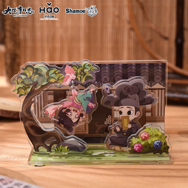 White Cat Legend Acrylic Stand up Riser Stand design Stand Figure animation brand combination set