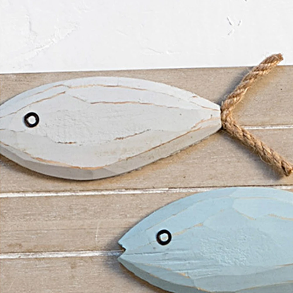 

Decoration Home Bag Hat Towel Hanger Organizer Wall Mount Fish Bone Key Rack Wood Coat With 3 Hooks DIY