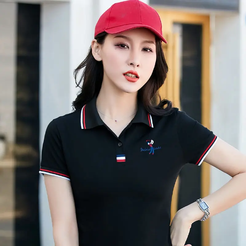 2022 Summer Fashion Disney Minnie Mickey Polo Shirt Women New Casual Long  Sleeve Slim Polos Mujer Shirts Tops Female Polo Shirt - T-shirts -  AliExpress