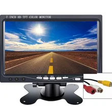 Маленький 7 дюймов Автомобильный монитор ПК Мини TFT led lcd HD портативный Экран Дисплей 800x480 для автомобиля заднего вида Камера CCTV монитор