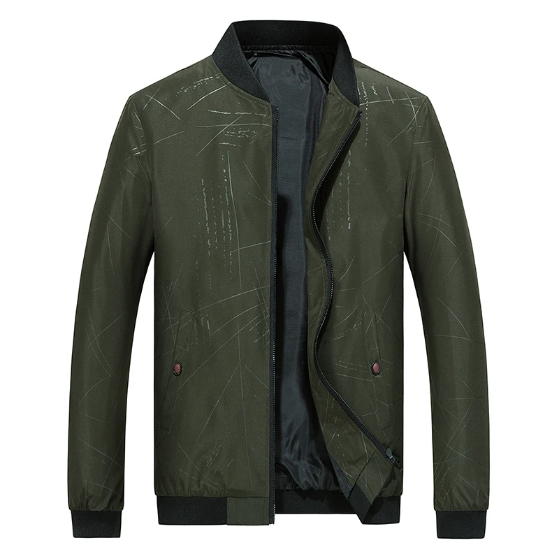 Мужская осенне-зимняя брендовая Повседневная бархатная куртка Мужская Утепленная теплая куртка с карманами приталенная куртка-бомбер мужская Куртка Jaqueta Masculina - Цвет: army green