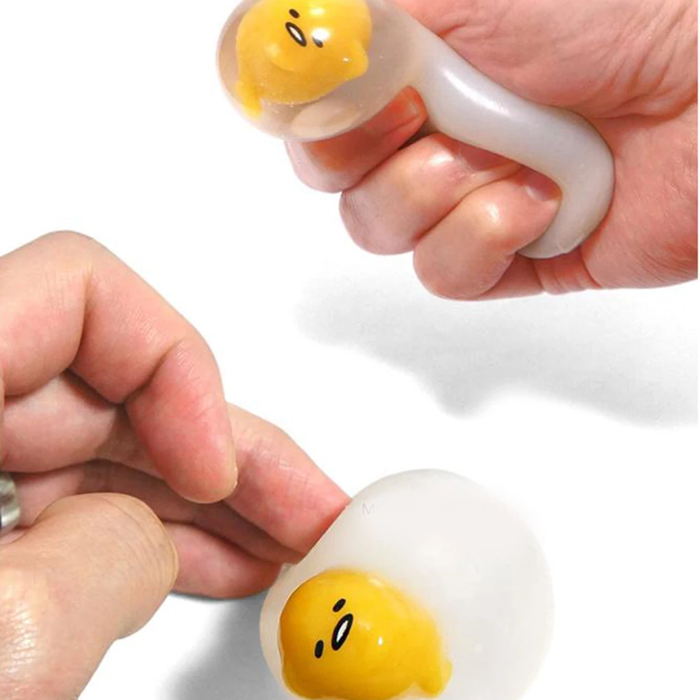 Детские милые водные яйца в форме взрослых декомпрессионные игрушки белые прозрачные сжимаемые игрушки для снятия стресса
