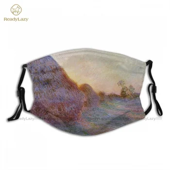 

Polyester Cool Haystacks Second Mouth Face Mask Reuse Wholesale Unisex Facial Mask With Filter