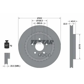

Disc brake textar art. 92168305